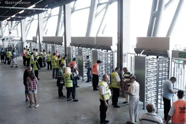 ia-full-height-turnstiles-stadium-concourse ia-full-height-turnstiles-stadium-concourse